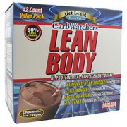 Labrada Carb Watchers Lean Body Hi-Protein Meal Replacement Shake, Chocolate Ice Cream, 2.29-Ounce Packets (Pack of 42)