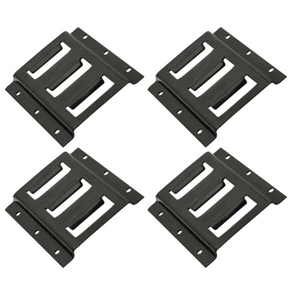 4-Pack of 6" Long E-Track Plate