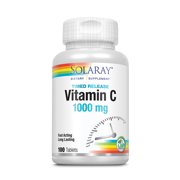 Solaray Vitamin C w/ Rose Hips & Acerola | 1000mg | Two-Stage Timed-Release Healthy Immune Function
