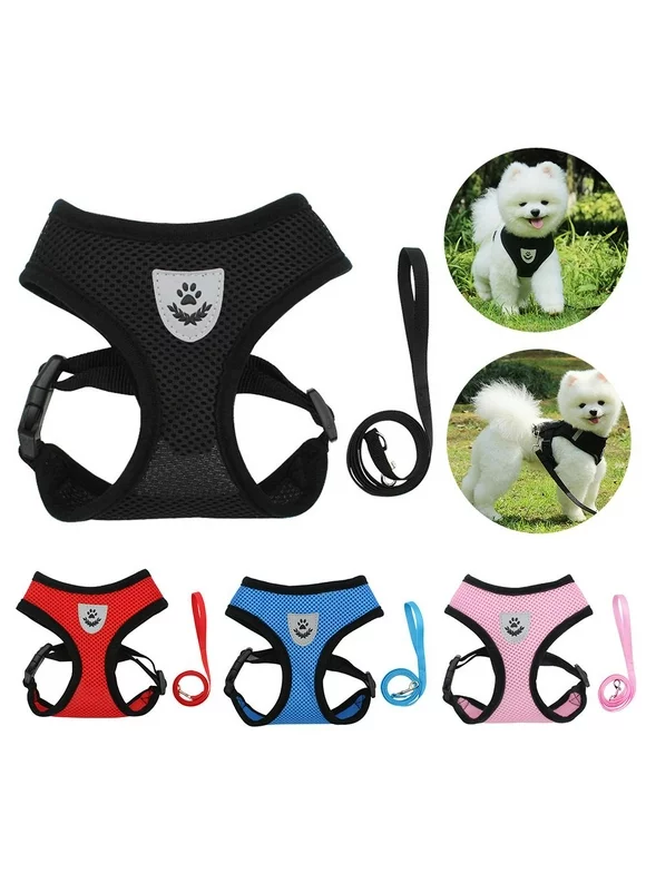 MEGAWHEELS Dog Harness Cat Harness Dog vest No Pull Comfort Padded Vest Harnesses for Small Pet Cat and Puppy Walking,Training