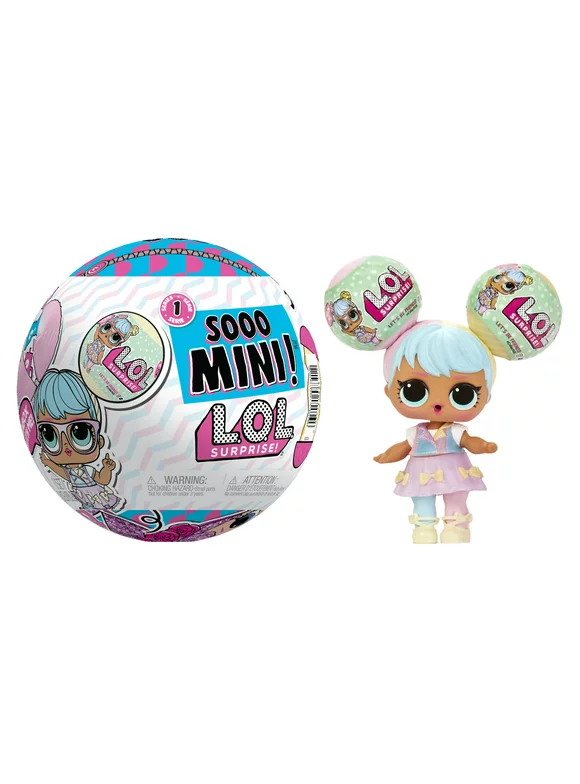 Sooo Mini! L.O.L. Surprise!- with Collectible Doll, 8 Surprises, Mini L.O.L. Surprise Balls, Limited Edition Dolls- Great gift for Girls age 4+