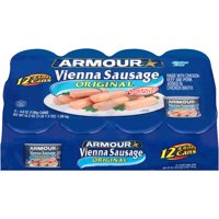 (12 Cans) Armour Original Vienna Sausage 4.6 oz