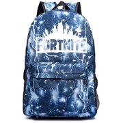 Fortnite School Backpack Childrens Lightning Bolt Thunder Fort Nite Travel Bag Luminous Illuminating Fortnite Backpack Lightning