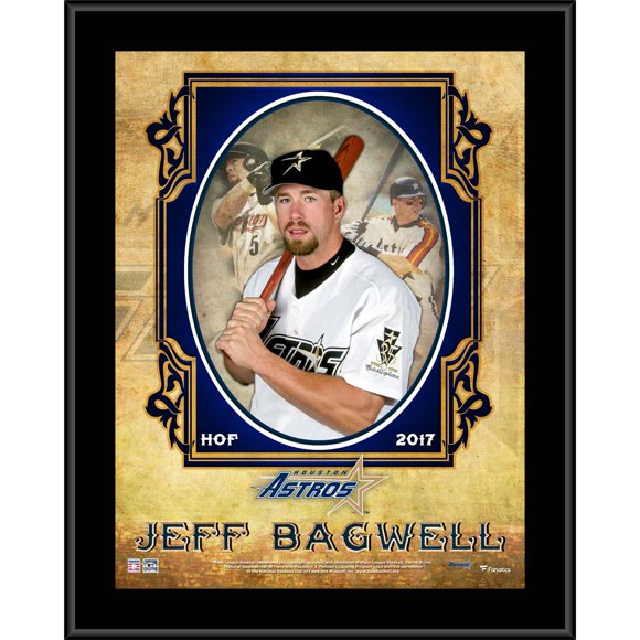 Jeff Bagwell Houston Astros 10.5" x 13" Hall of Fame Sublimated Plaque
