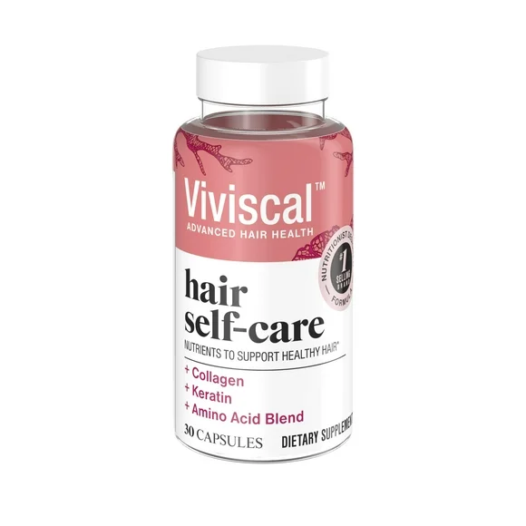 Viviscal Hair Self-Care Supplement, Blend of Nutrients to Support Healthy Hair, Fortify Hair's Natural Beauty and Support Keratin Formation, Hair Vitamins, 30ct  1 Month Supply