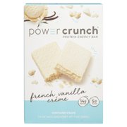 Powercrunch Original Protein Bar, 14g Protein, French Vanilla Cream, 7 Oz, 5 Ct