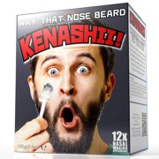 Nose Wax Kit, 100 g Wax, 24 Applicators. The Original and Best Nose Hair Removal Kit from Kenashii. Nose Waxing For Men and Women. 12 Applications, 12 Post Waxing Balm Wipes, 12 Mustache G