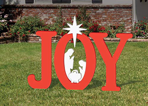 Frontyard Originals Outdoor Joy Nativity (Red)