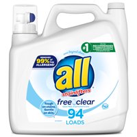 all Liquid Laundry Detergent Free Clear for Sensitive Skin