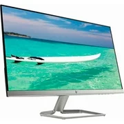 hp newest 27" widescreen ips led full hd (1920x1080) monitor, 5ms response time, 10,000,000:1 contrast ratio, freesync, 2x hdmi and 1x vga input, 178 view angle, 75hz refresh rate, natural silver
