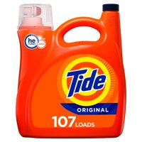 Tide Original He, 107 Loads Liquid Laundry Detergent, 154 fl oz