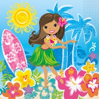 Luau Lunch Napkins (16 Count)