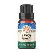 GuruNanda 100% Pure Eucalyptus Essential Oil for Aromatherapy - .5 fl oz