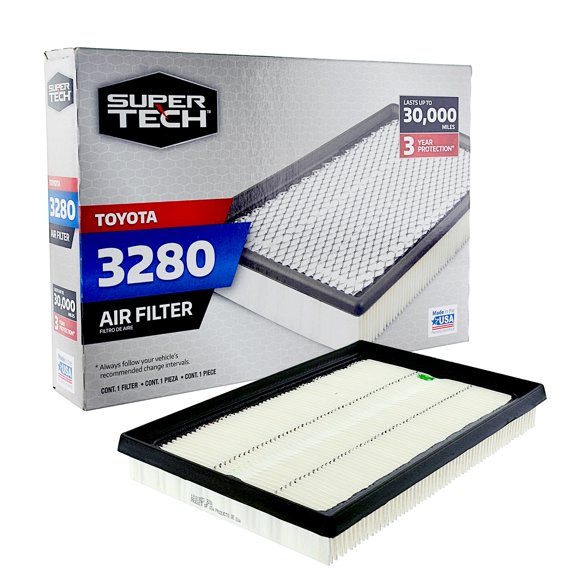 Super Tech 3280 Engine Air Filters, Replacement Filter for Toyota Vehicles