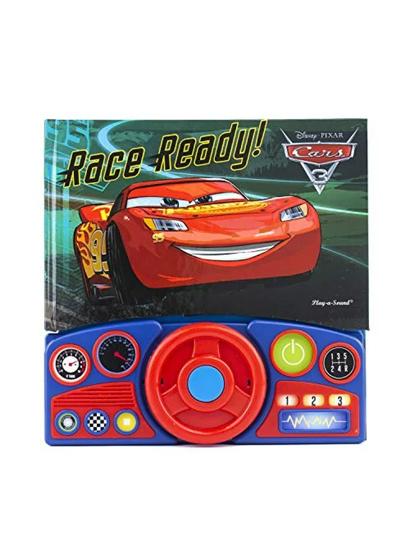 Pre-Owned Pixar - Cars 3 Steering Wheel Sound Book - Race Ready! - PI Kids (Disney Pixar Cars 3) Hardcover