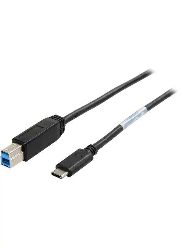 Tripp Lite 3 ft. USB 3.1 Gen 2 USB-C to USB-B Cable (M/M), 10 Gbps, 3' USB Type-C to Type-A, Fast Charging (U422-003-G2)