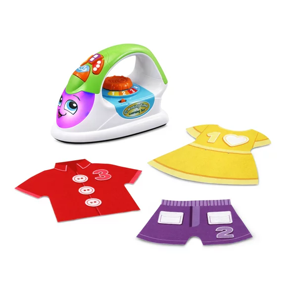 LeapFrog Ironing Time Learning Set, Pretend Play Toy for Toddlers, Teaches Colors, Shapes
