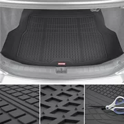 Motor Trend FlexTough Cargo Trunk Floor Mat Liner - Premium Design & Quality