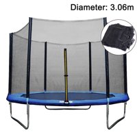 Trampoline Replacement Net , Use with 8 Poles -Net Outside, Spare Part Tearproof, UV-resistant