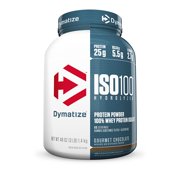 Dymatize ISO 100 Whey Protein Powder Isolate, Gourmet Chocolate, 3 lbs