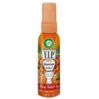 Air Wick V.I.P. Pre-Poop Toilet Spray, Up to 100 Uses, Contains Essential Oils, Hawaiian Hotshot Scent, Travel size, 1.85 Oz.