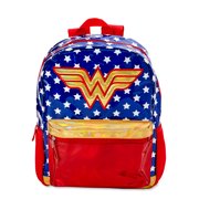 Warner Bros. DC Wonder Woman Girls' Metallic Glam Backpack