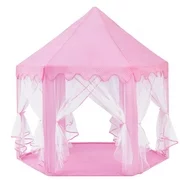 Princess Castle Indoor & Outdoor Kids Play Tent w/ Star Lighting Set