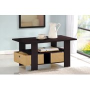 Furinno Andrey Coffee Table with Bin Drawer, Multiple Colors