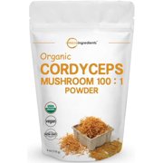 Microingredients Organic Cordyceps Mushroom 100:1 Powder (30% Cordycepic Acid & 35% Polysaccharid), 6 Ounce