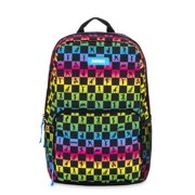 Fortnite Unisex Amplify Rainbow Checkered Backpack with Side Exterior Mesh Pocket