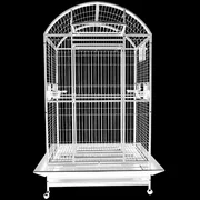 Kings Cages 9004030 Dome Top Bird Cage. 40X30X73. (White)