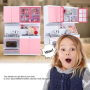 ACOUTO Mini Kitchen Pretend Role Play Toy Set Funny Kitchenware Playing House Gifts for Kids Girls , Kitchen Play Toys, Kitchen Playing House,Kitchen Toy Set