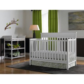 Adjustable White Cribs