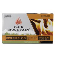 Pine Mountain Traditional 3-Hour Single Firelog, 6 Pack
