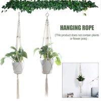 43.3/40.9 inch Plant Flower Hanger Macrame Plant Pot Holder Hanging Basket for Indoor Outdoor Ceiling Balcony Round Square Pots