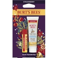 Burt's Bees Hive Favorites Strawberry Skin Care Holiday Gift Set, 2Ct