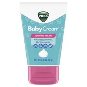 Vicks BabyCream with Soothing Aloe, Eucalyptus and Lavender, 3 Oz.