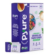 Pyure Organic Stevia Granular Sweetener Packets, 2.82 Oz, 80 Ct