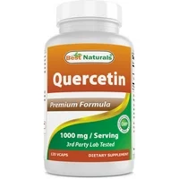 Best Naturals Quercetin 1000 mg/Serving Veggie Capsules - Immune Health - 120 Count