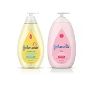 Johnson's Head-to-Toe Baby Wash and Johnson's Baby Lotion, Dual Pack