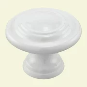 Prime-Line Products N 7439 1-3/4 in. Classic White Bi-Fold Door Knob