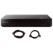 Sony BDPS3700 Streaming Blu-Ray Player with WiFi (2016) plus Two Cable Bundle