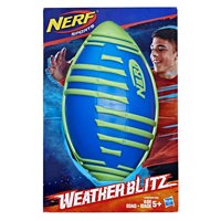 Nerf Sports Weather Blitz Football (blue), for Kids Ages 5 and Up
