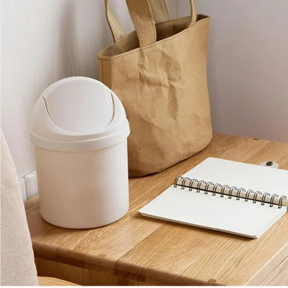 [Big Save!] Household Mini Small Waste Bin Desktop Trash Basket Trash Can For Table Home Office