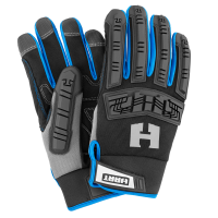 HART Pro Impact Work Gloves, 5-Finger Touchscreen Capable, Medium
