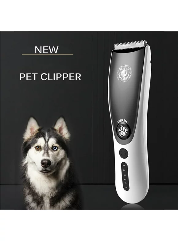 Dog Grooming Kit - Quiet Heavy-Duty Electric Corded Dog Clipper for Dogs & Cats with Thick & Heavy Coats