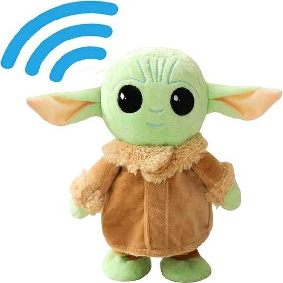 Talking Baby Yoda 7.8 Inch,Walking Baby and Toy Repeats What You Say Plush Animal Toy Electronic Toy for Boys,Girls,Stuffed Animal,Baby Doll for Kids Gifts