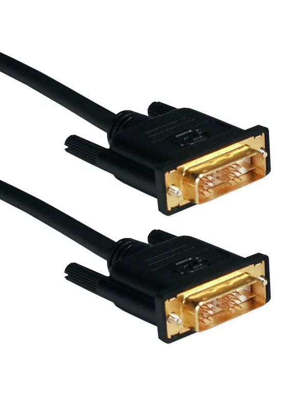 QVS 1-Meter Ultra High Performance DVI Male to Male HDTV/Digital Flat Panel Gold Cable
