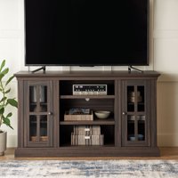 Better Homes & Gardens Canton Media Console, Fits most 70" flat panel TVs, Tobacco Oak Finish