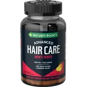Nature's Bounty Advanced Hair Care, Men's Series Collagen and Biotin Gummies, 100 Count